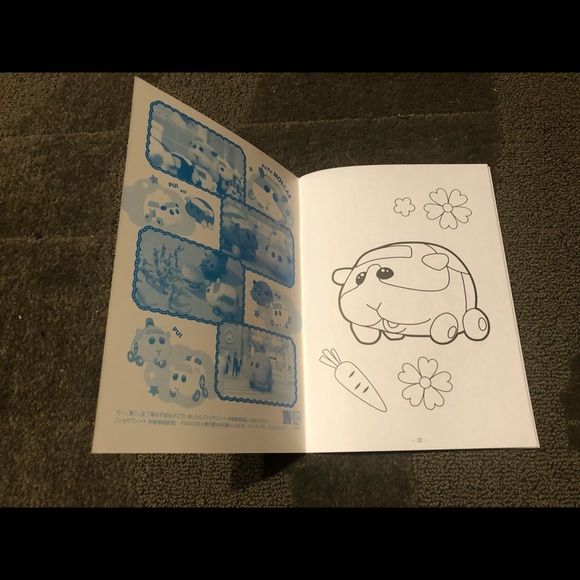 Pui Pui Molcar Coloring Book Japan Exclusive Nurie Kawaii Guinea Pig Cars - Picture 12 of 12